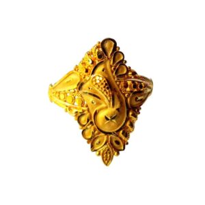 Solid 22K/18K/14K Fine Gold Certified Stamped Studded Design Women's Ring