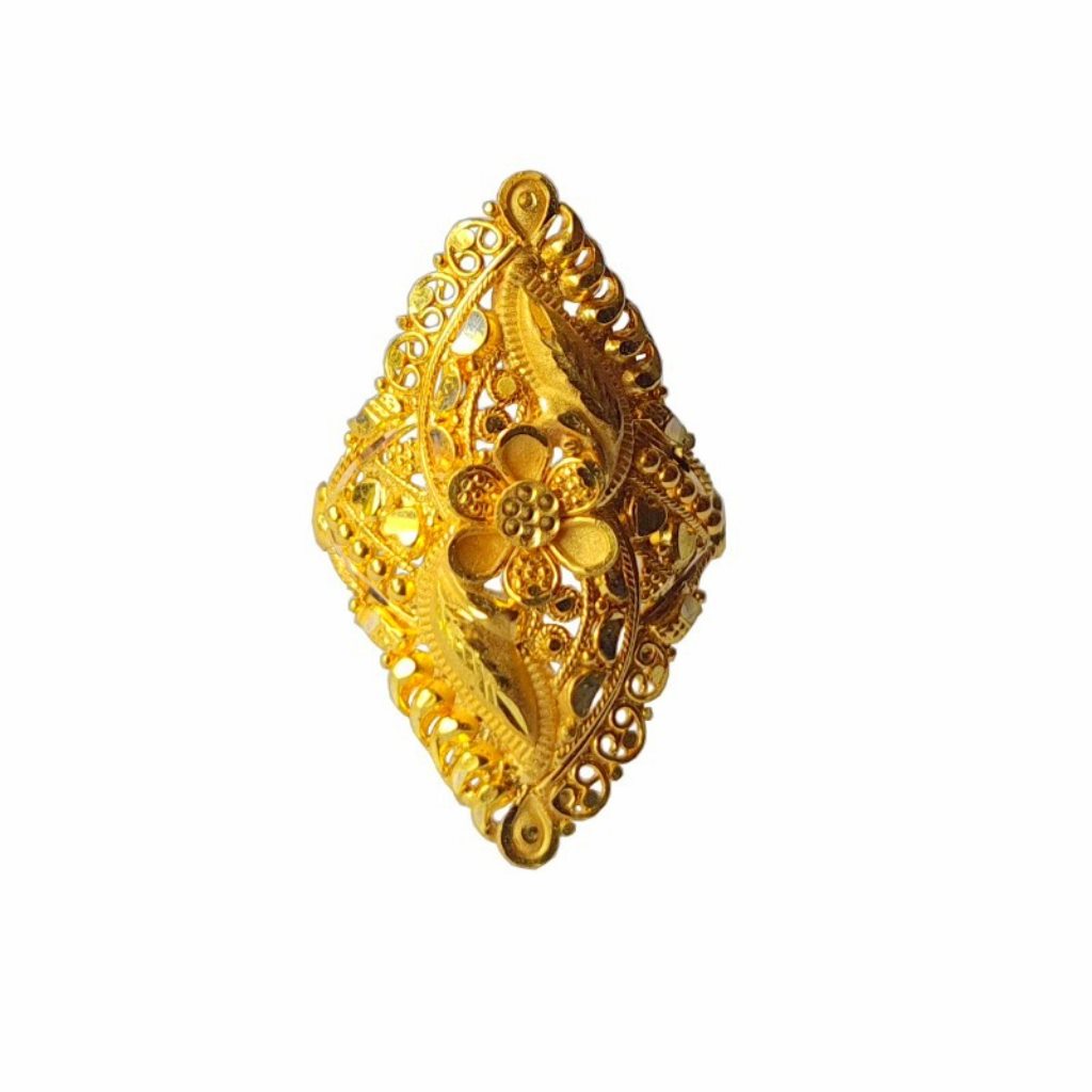Solid 22K/18K/14K Fine Gold Certified Stamped Spectacular Design Women's Ring