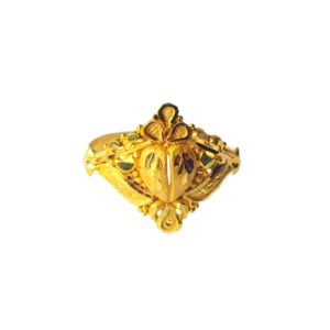 Solid 22K/18K/14K Fine Gold Certified Stamped Beautiful Design Women's Ring