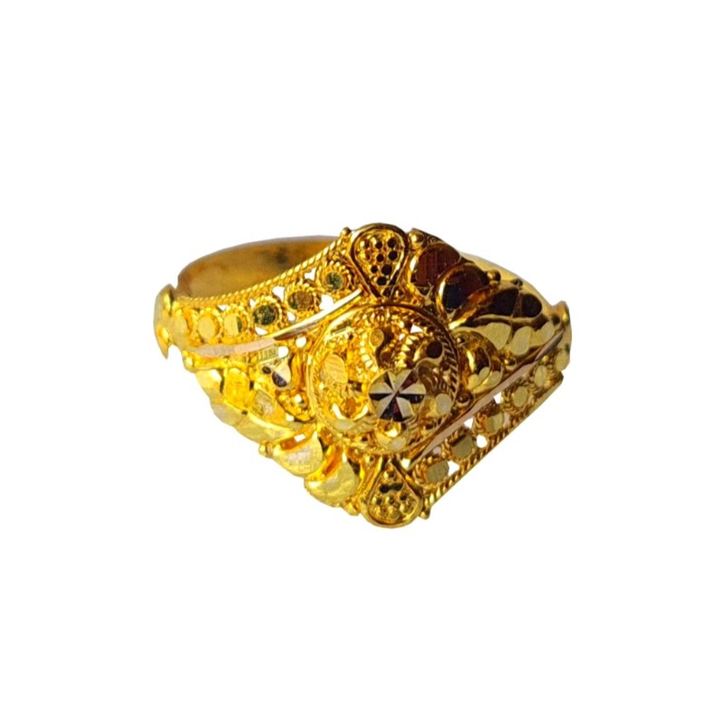 Solid 22K/18K/14K Fine Gold Certified Stamped Classy Design Women's Ring