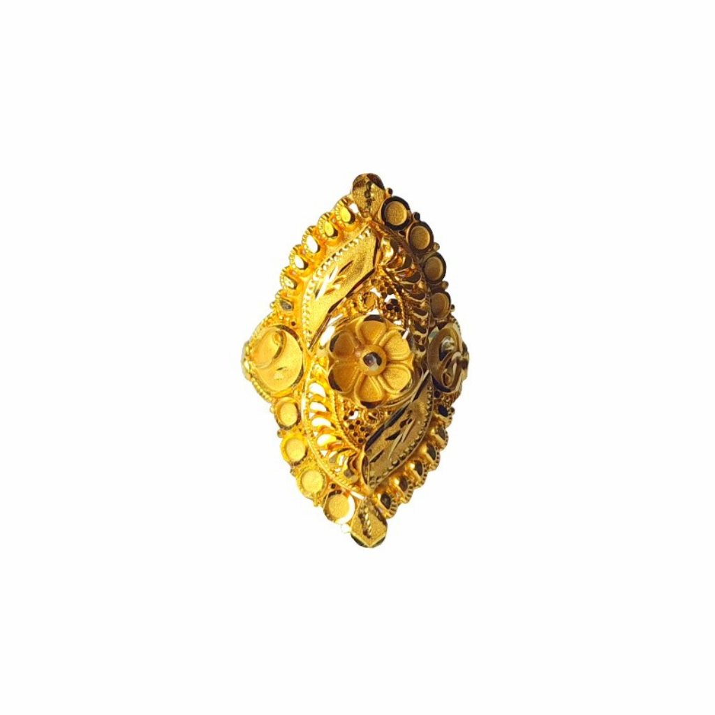 Solid 22K/18K/14K Fine Gold Certified Stamped Magnificient Design Women's Ring