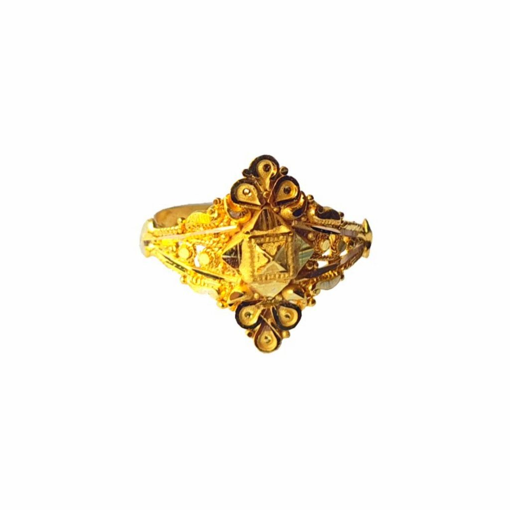 Solid 22K/18K/14K Fine Gold Certified Stamped Lovely Design Women's Ring