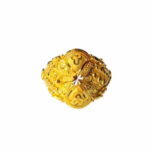Solid 22K/18K/14K Fine Gold Certified Stamped Splendid Design Women's Ring