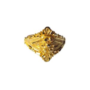 Solid 22K/18K/14K Fine Gold Certified Stamped Oval Design Women's Ring