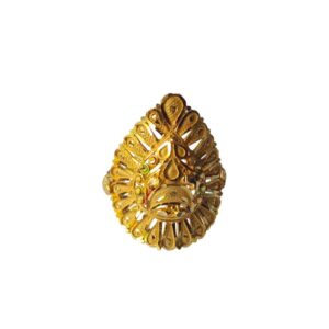 Solid 22K/18K/14K Fine Gold Certified Stamped Oval Design Women's Ring