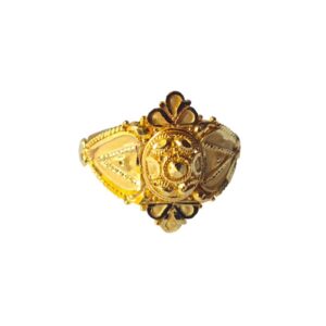 Solid 22K/18K/14K Fine Gold Certified Stamped Flower Design Women's Ring