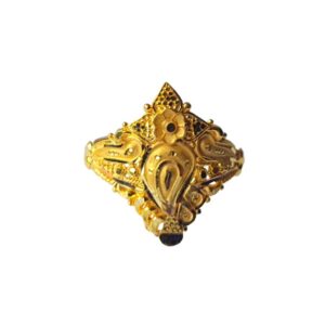 Solid 22K/18K/14K Fine Gold Certified Stamped Leaf Design Women's Ring