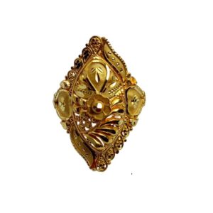 Solid 22K/18K/14K Fine Gold Certified Stamped Broad Design Women's Ring