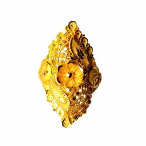 Solid 22K/18K/14K Fine Gold Certified Stamped Flower Design Women's Ring