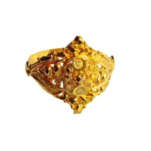 Solid 22K/18K/14K Fine Gold Certified Stamped Oval Design Women's Ring