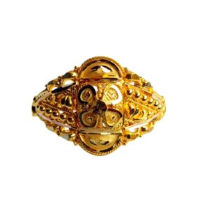 Solid 22K/18K/14K Fine Gold Certified Stamped Flower Design Women's Ring