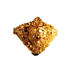 Solid 22K/18K/14K Fine Gold Certified Stamped Unique Design Women's Ring