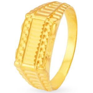 Solid 22K/18K/14K Fine Gold Certified Stamped Carved Design Men's Ring