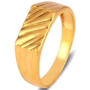 Solid 22K/18K/14K Fine Gold Certified Stamped Abstract Design Men's Ring
