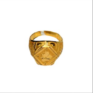 Solid 22K/18K/14K Fine Gold Certified Stamped Abstract Design Men's Ring