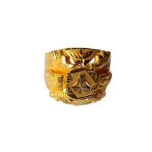 Solid 22K/18K/14K Fine Gold Certified Stamped Oval Design Men's Ring