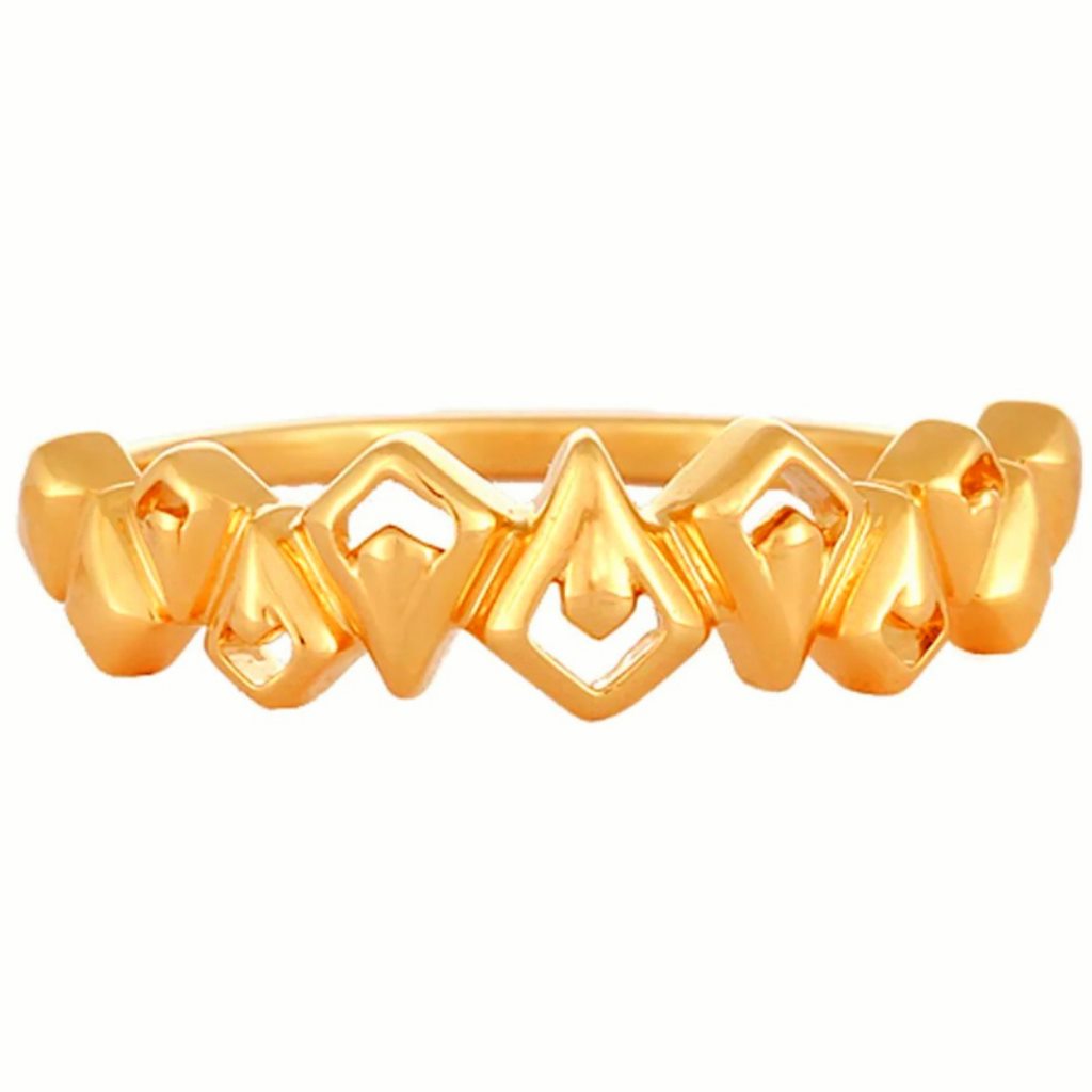 Solid 22K/18K/14K Fine Gold Certified Stamped Abstract Design Women's Ring