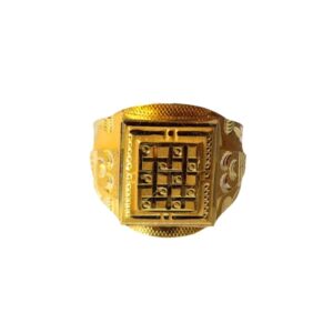 Solid 22K/18K/14K Fine Gold Certified Stamped Tiktok Design Men's Ring