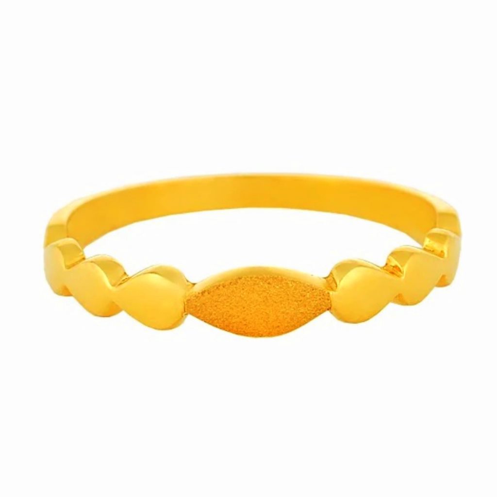 Solid 22K/18K/14K Fine Gold Certified Stamped Delicate Design Women's Ring