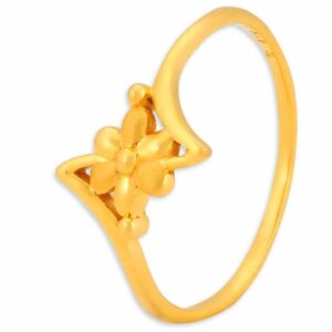 Solid 22K/18K/14K Fine Gold Certified Stamped Florar Design Women's Ring