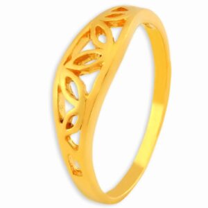 Solid 22K/18K/14K Fine Gold Certified Stamped Abstract Design Women's Ring