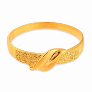Solid 22K/18K/14K Fine Gold Certified Stamped Carved Design Women's Ring