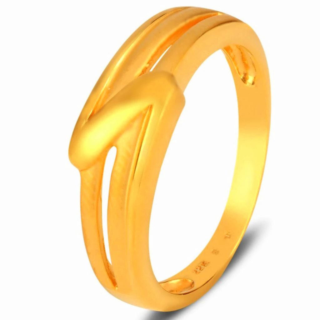 Solid 22K/18K/14K Fine Gold Certified Stamped Abstract Design Women's Ring