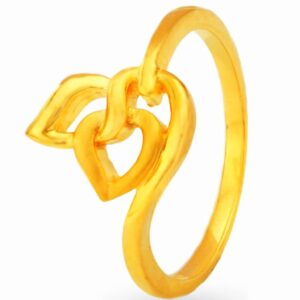 Solid 22K/18K/14K Fine Gold Certified Stamped Heart Shape Design Women's Ring