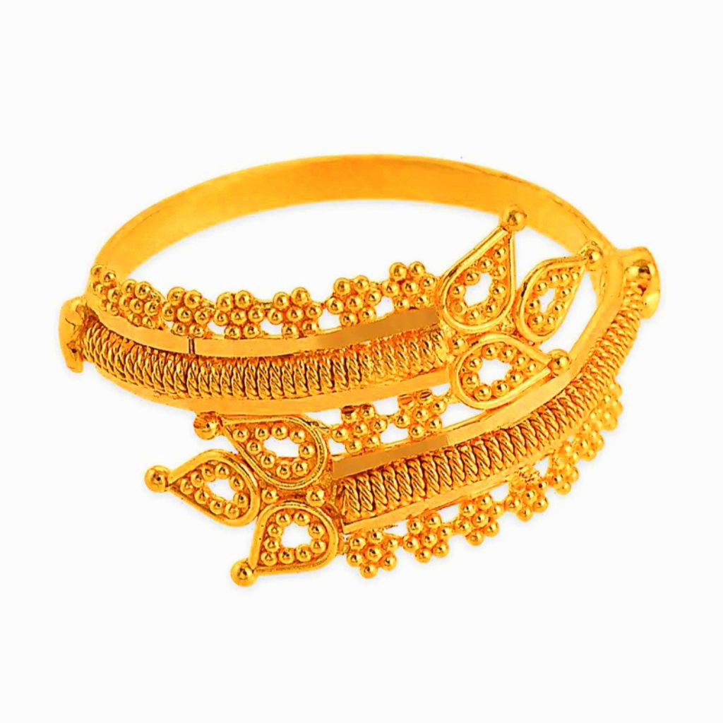 Solid 22K/18K/14K Fine Gold Certified Stamped Carved Design Women's Ring