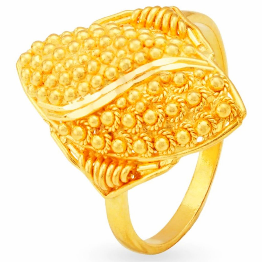 Solid 22K/18K/14K Fine Gold Certified Stamped Beautiful Design Women's Ring