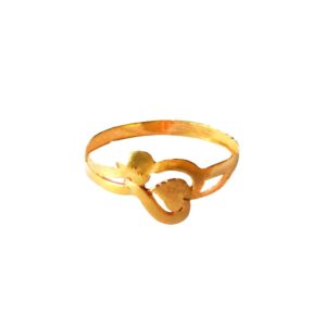 Solid 22K/18K/14K Fine Gold Certified Stamped Heart Design Women's Ring