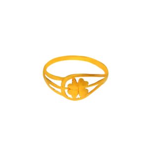 Solid 22K/18K/14K Fine Gold Certified Stamped Floral Design Women's Ring