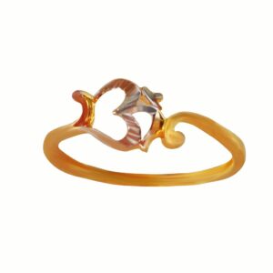 Solid 22K/18K/14K Fine Gold Certified Stamped Divine Om Design Women's Ring