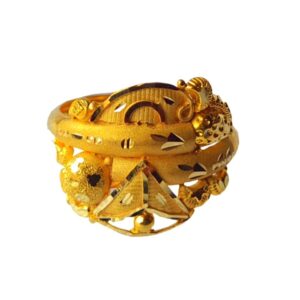 Solid 22K/18K/14K Fine Gold Certified Stamped Classy Design Women's Ring