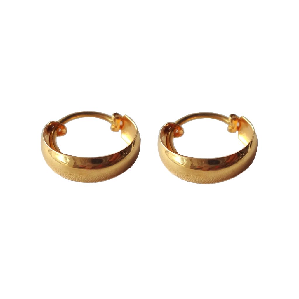 Solid 22K/18K/14K Fine Gold Certified Stamped Stunning Plane Design Hoop Earring