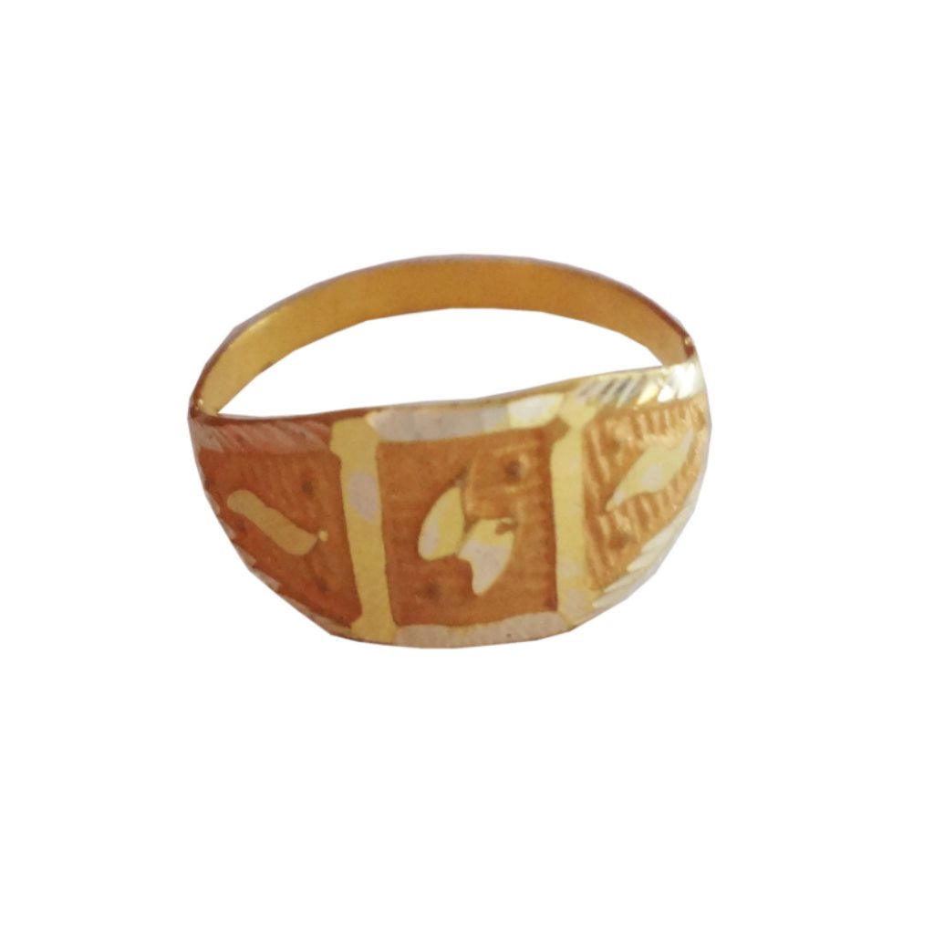 Solid 22K/18K/14K Fine Gold Certified Stamped Delicate Design Kid's Ring