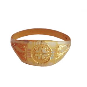 Solid 22K/18K/14K Fine Gold Certified Stamped Floral Design Kid's Ring
