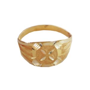 Solid 22K/18K/14K Fine Gold Certified Stamped Abstract Design Kid's Ring
