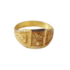 Solid 22K/18K/14K Fine Gold Certified Stamped Beautiful Design Kid's Ring