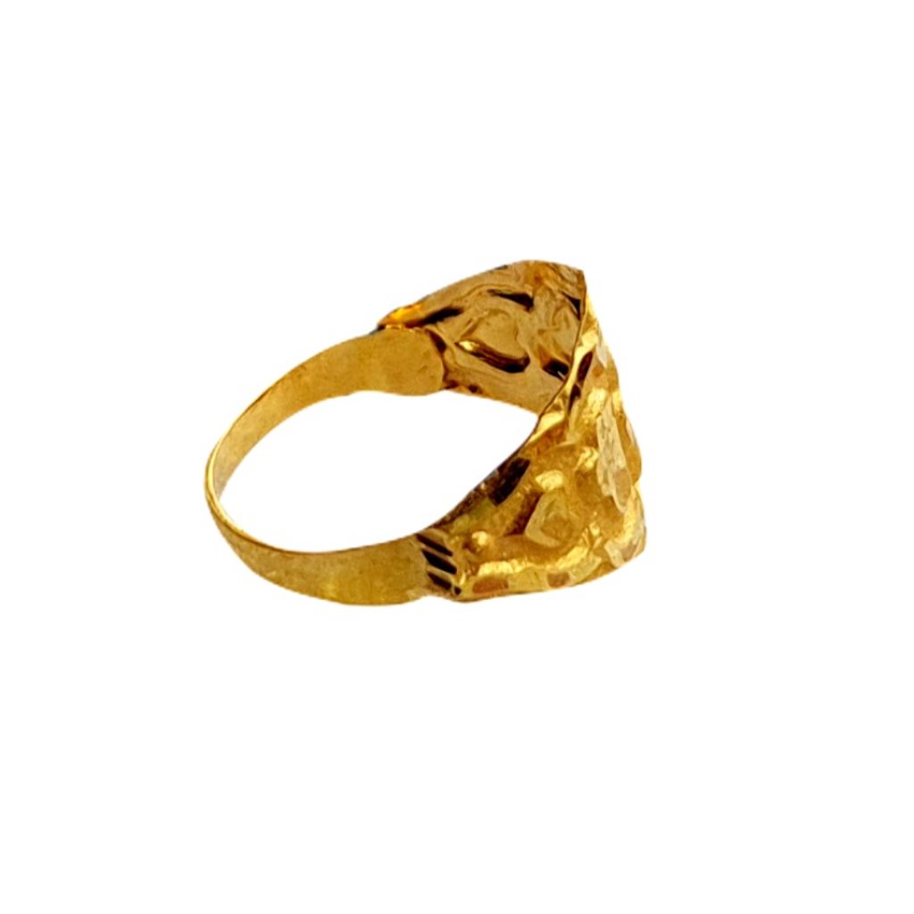 Solid 22K/18K/14K Fine Gold Certified Stamped Flower Design Kid's Ring