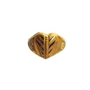 Solid 22K/18K/14K Fine Gold Certified Stamped Heart Design Kid's Ring