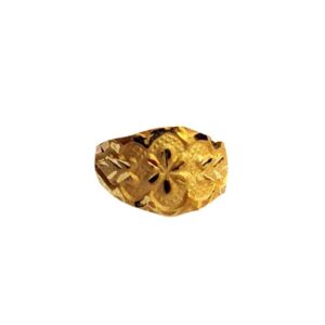 Solid 22K/18K/14K Fine Gold Certified Stamped Flower Design Kid's Ring