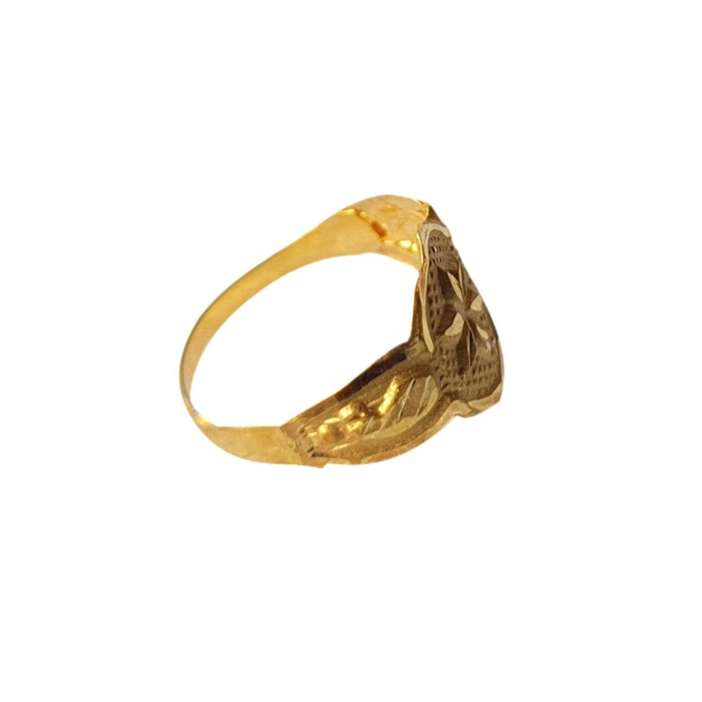 Solid 22K/18K/14K Fine Gold Certified Stamped Flower Design Kid's Ring