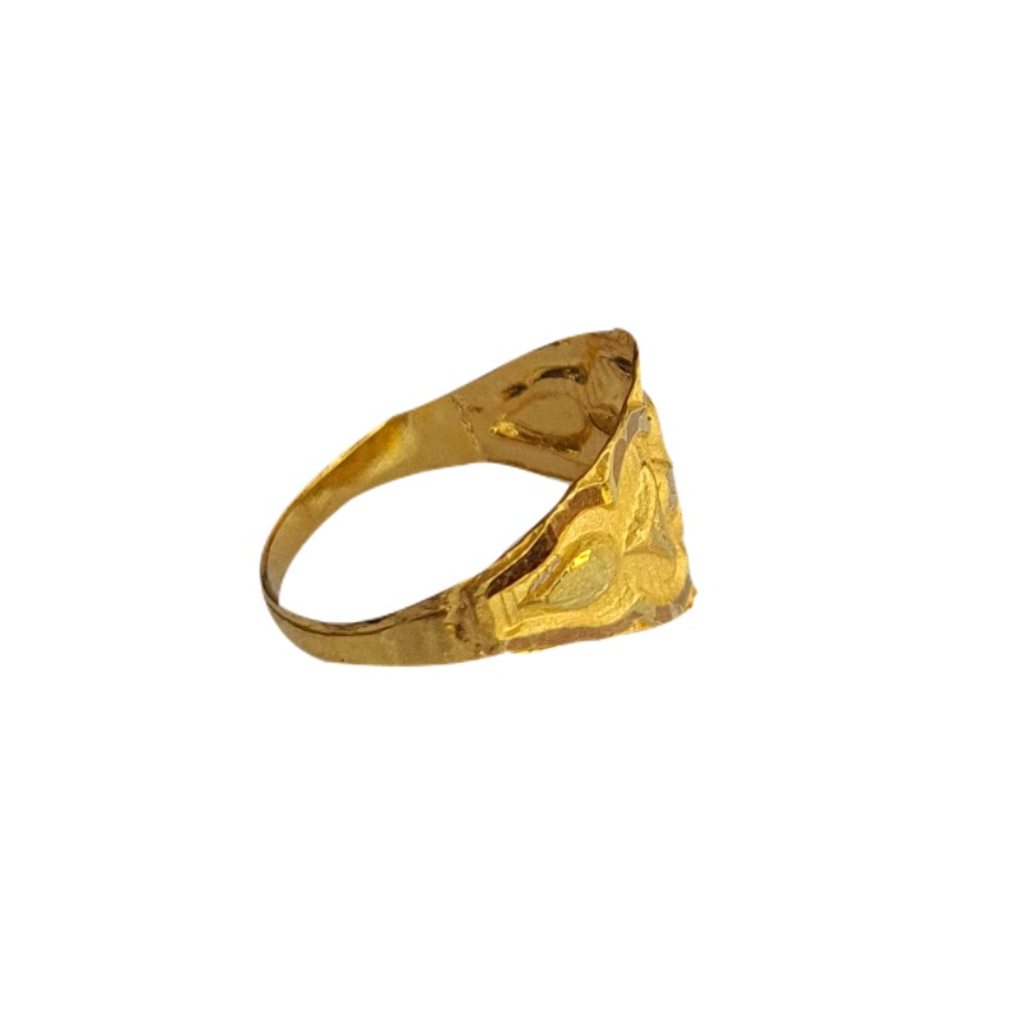 Solid 22K/18K/14K Fine Gold Certified Stamped FLower Design Kid's Ring