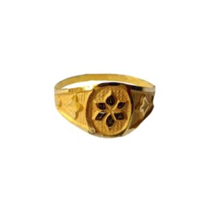 Solid 22K/18K/14K Fine Gold Certified Stamped Flower Design Kid's Ring