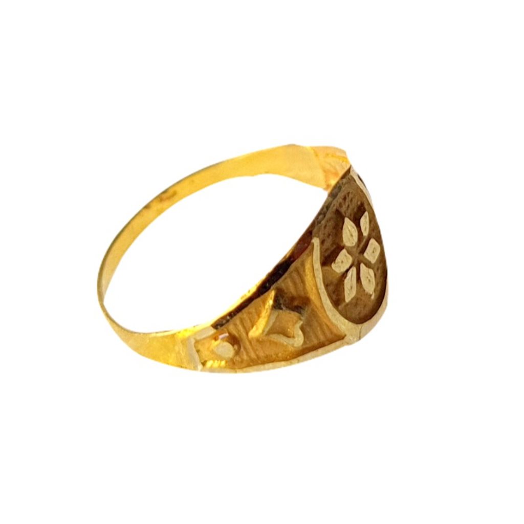 Solid 22K/18K/14K Fine Gold Certified Stamped Flower Design Kid's Ring