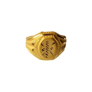 Solid 22K/18K/14K Fine Gold Certified Stamped Unique Oval Design Kid's Ring