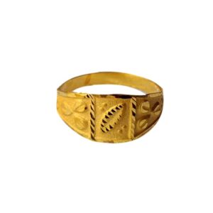 Solid 22K/18K/14K Fine Gold Certified Stamped Unique Design Kid's Ring