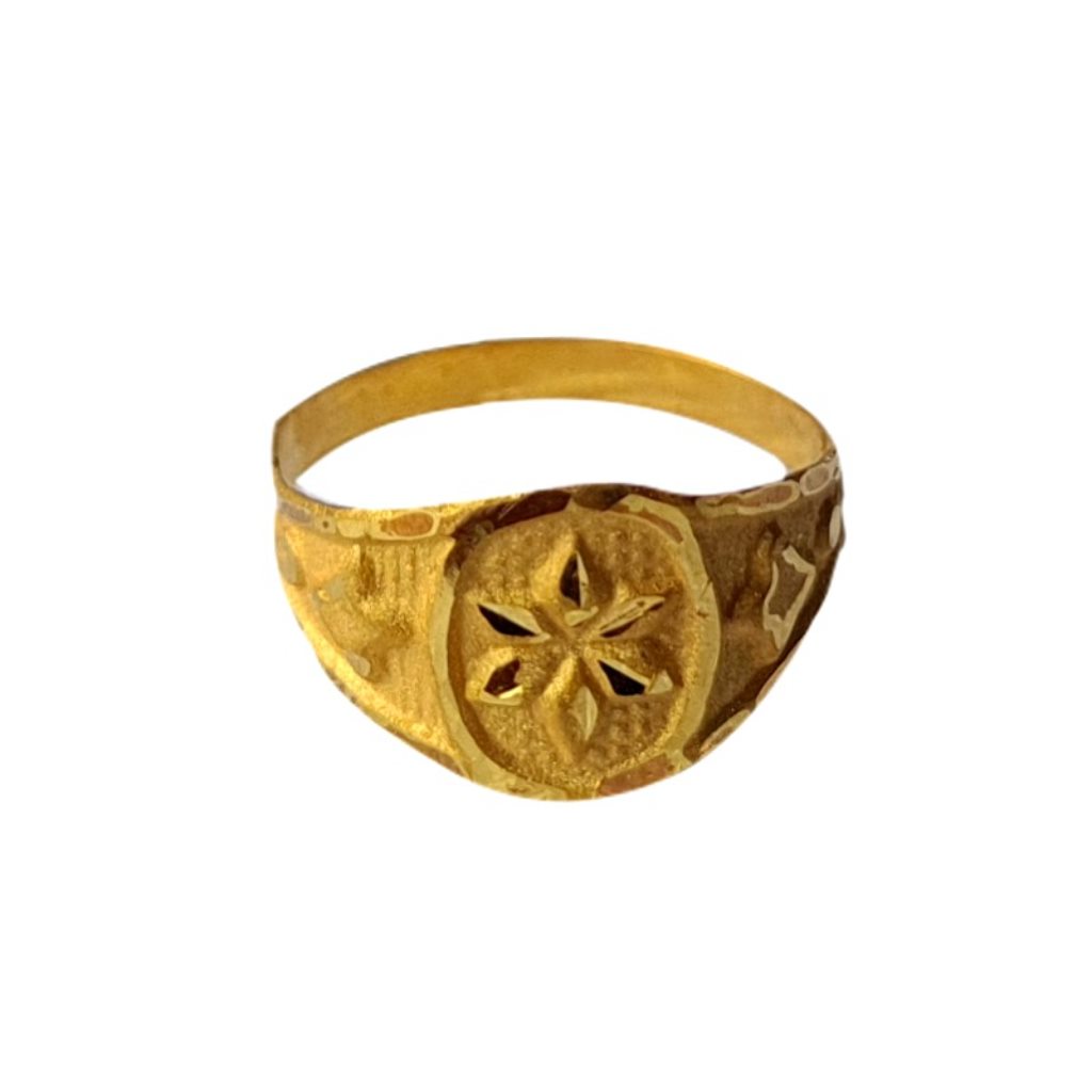 Solid 22K/18K/14K Fine Gold Certified Stamped Beautiful Design Kid's Ring