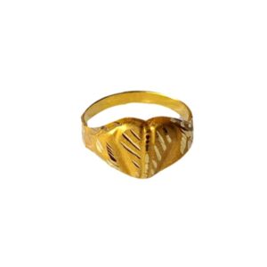 Solid 22K/18K/14K Fine Gold Certified Stamped Heart Design Kid's Ring